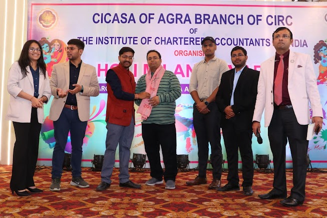 ICAI CICASA Agra Holi Milan Event