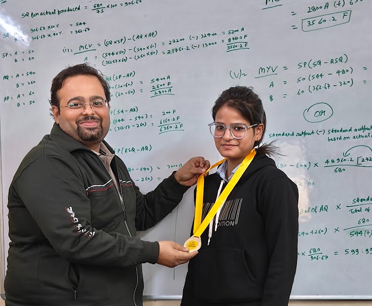 Gold Medal Presentation to Star Performer