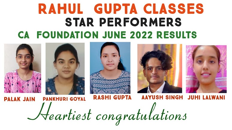 CA Foundation June 2022 Star Performers